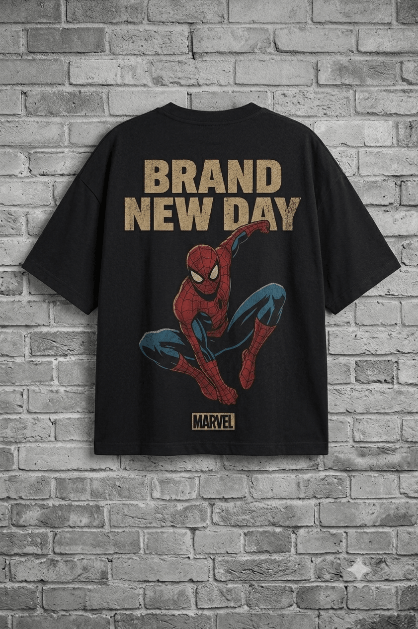 SPIDERMAN — black shirt mockup