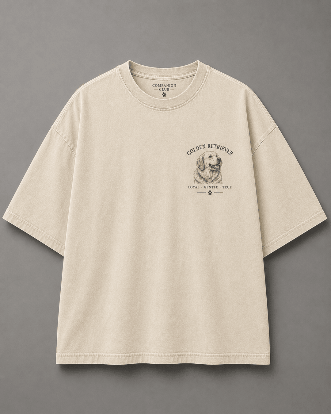 GOLDEN RETRIEVER — white shirt mockup