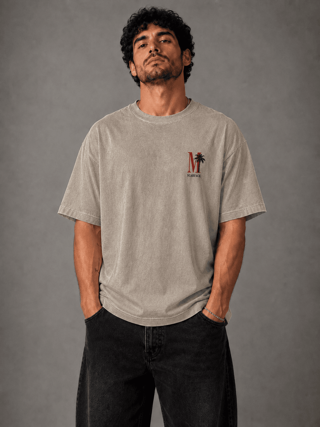SCARFACE — white shirt mockup