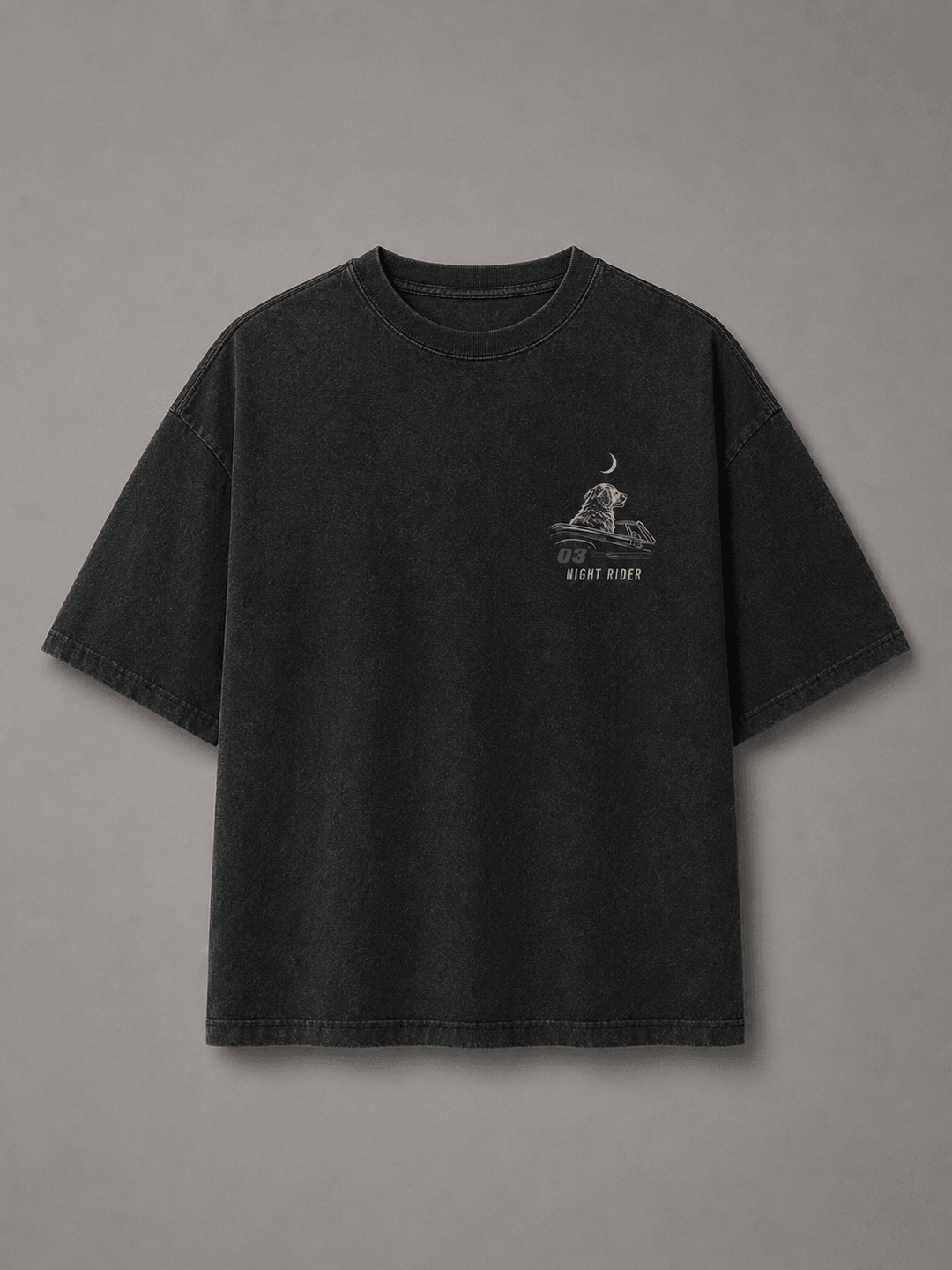 GOLDEN RETRIEVER — black shirt mockup