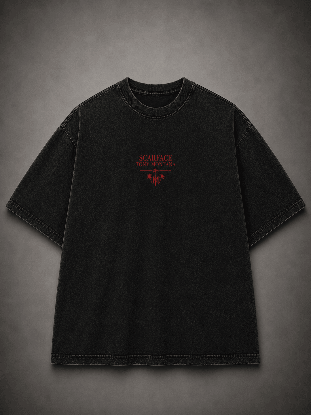 SCARFACE — black shirt mockup