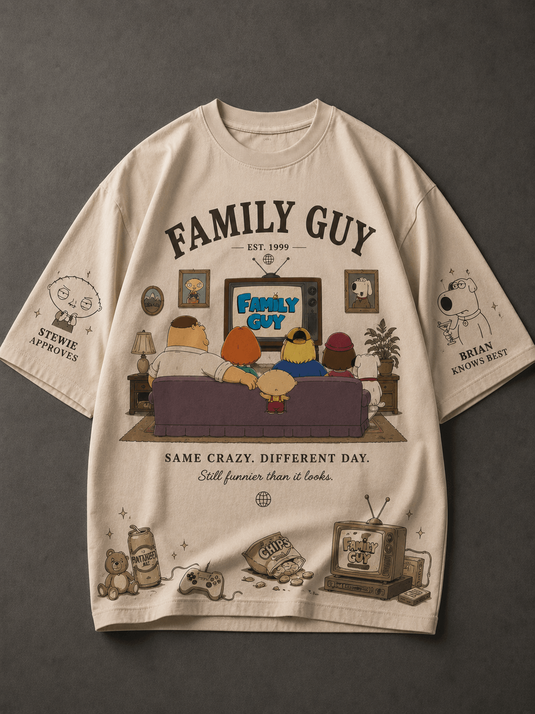 FAMILY GUY — white shirt mockup