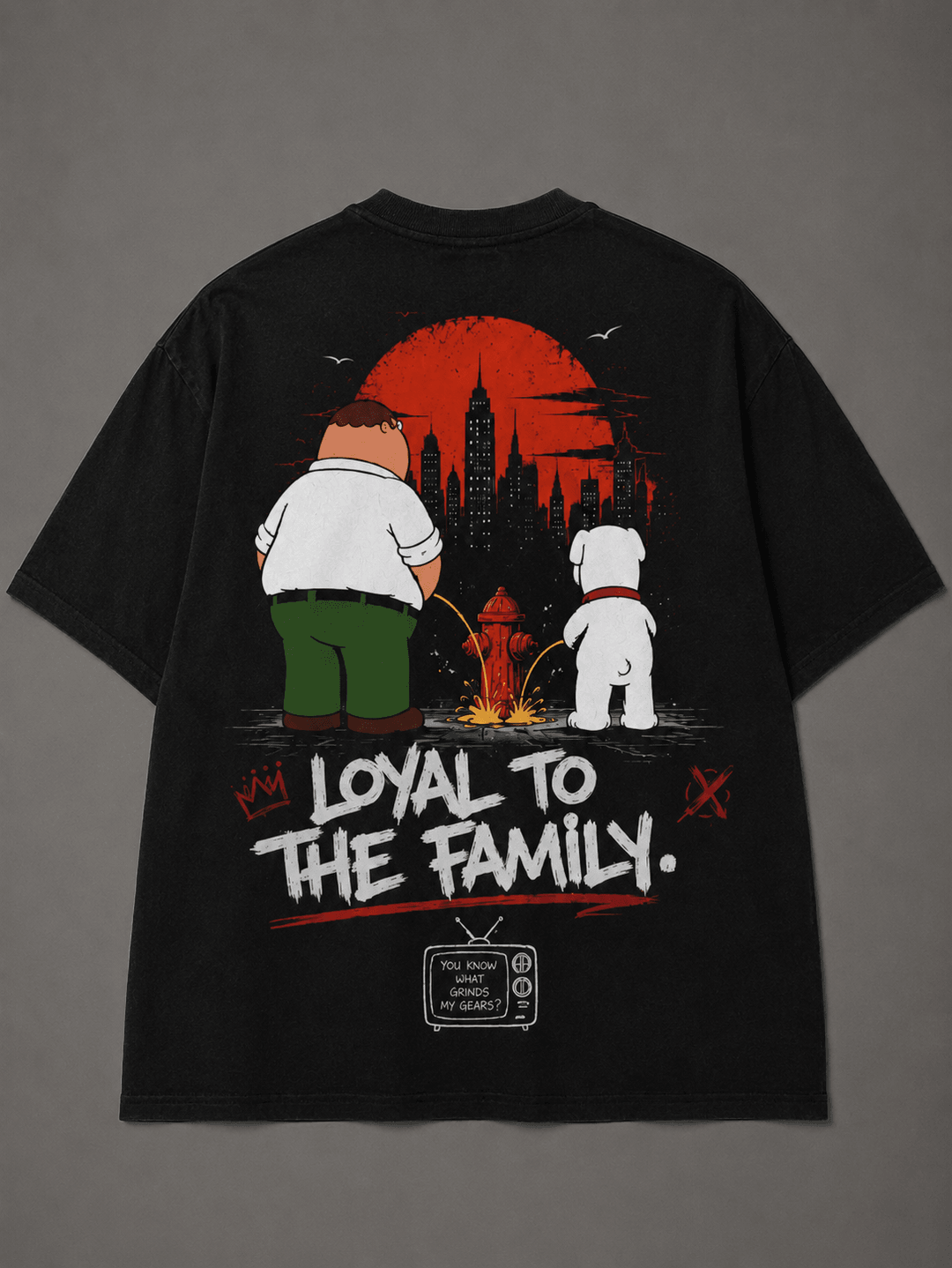 FAMILY GUY — black shirt mockup