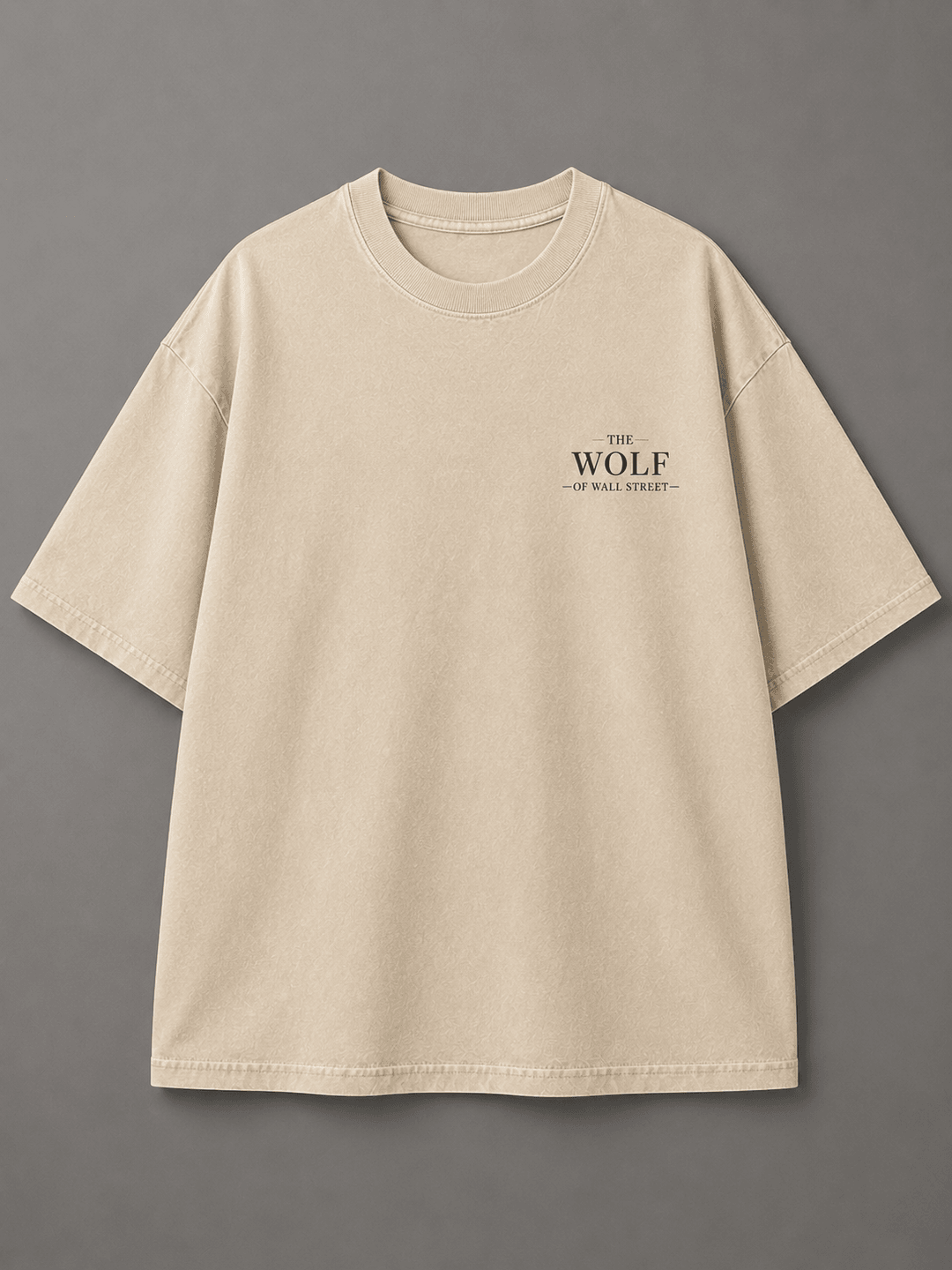WOLF OF WALL STREET — white shirt mockup