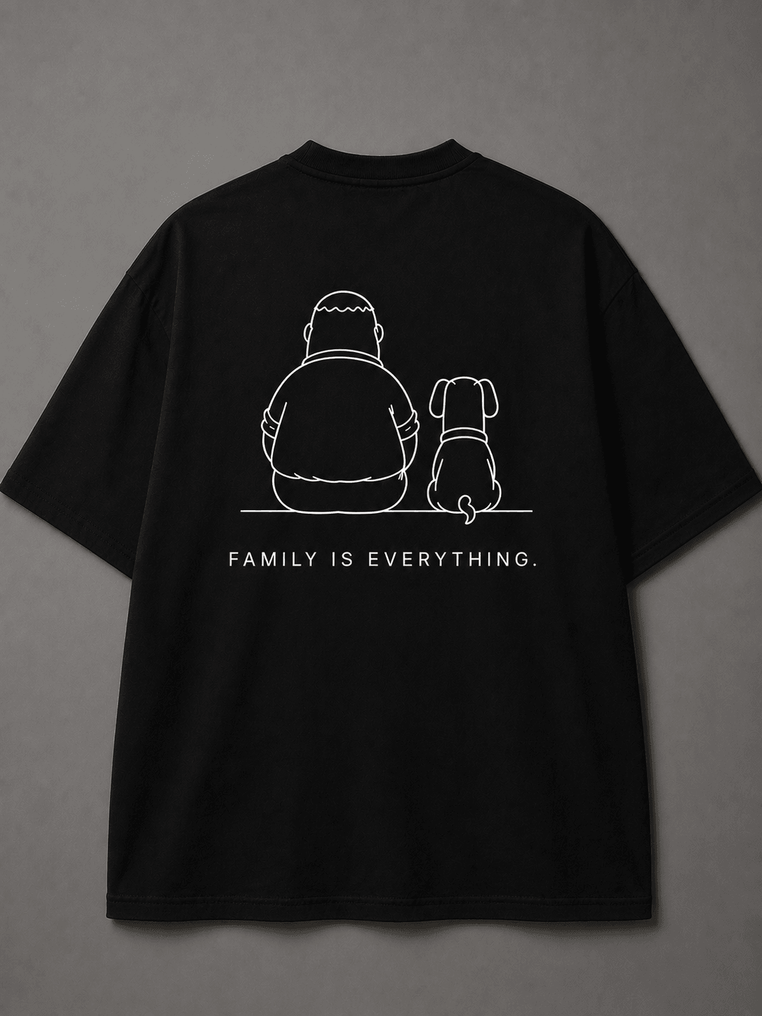 FAMILY GUY — black shirt mockup