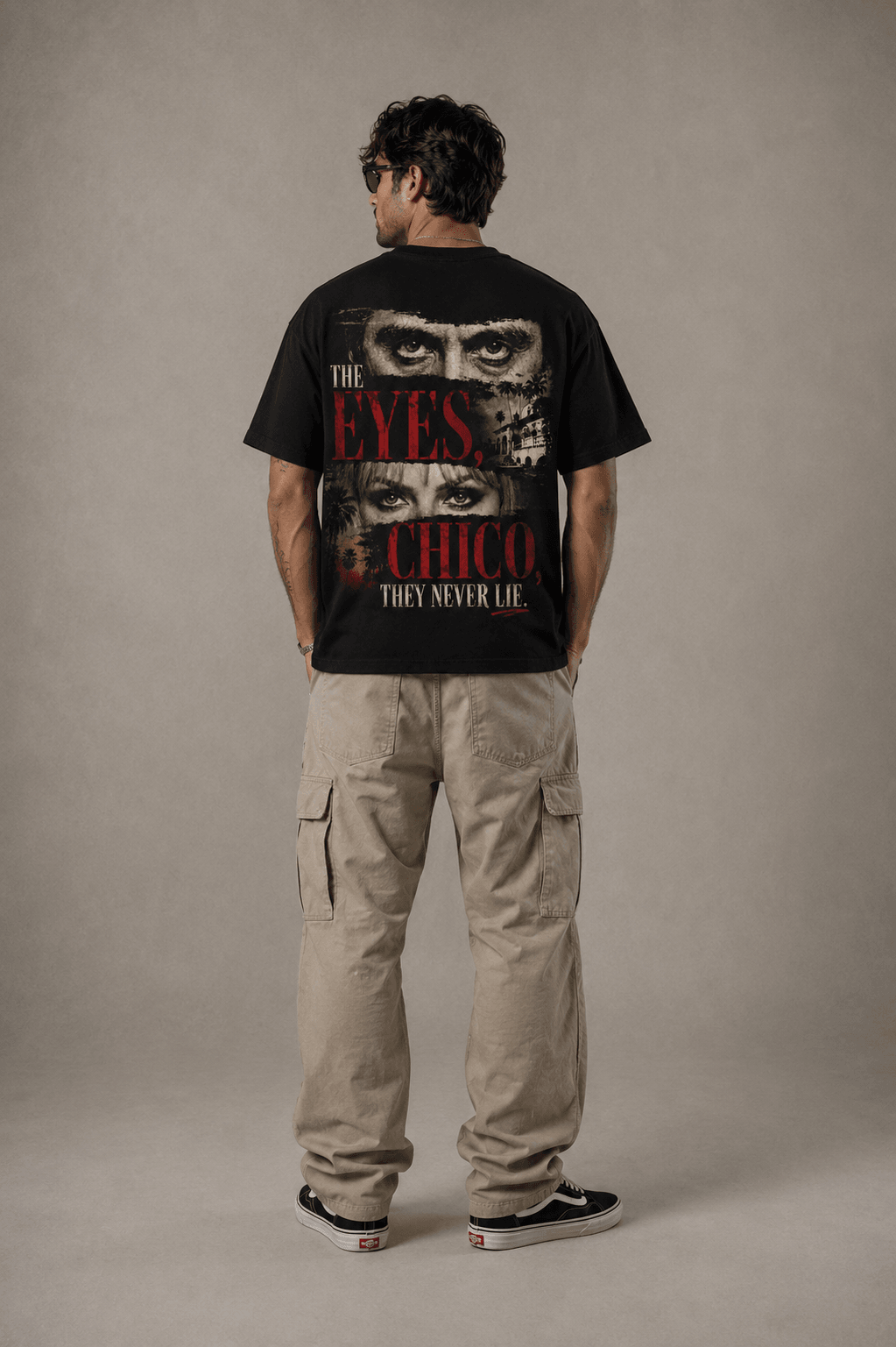 SCARFACE — black shirt mockup